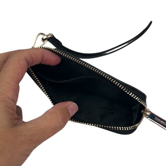 Kate Spade Staci Card Case Lanyard ID Wallet Black NWOT - Picture 5 of 7